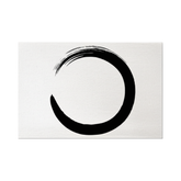 Minimalist Zen Circle Doormat
