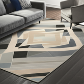 Geometric Shapes Premium Rug