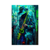 Saxophone Player Rug