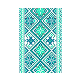 Teal Diamond Rug
