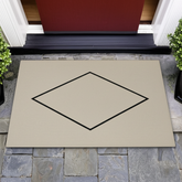 Geometric Diamond Doormat
