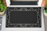 Geometric Accent Doormat