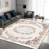 Floral Medallion Premium Rug