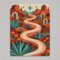 Desert Ribbon Rodeo western desert mouse pad product mockup