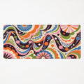 Funhaus Orbit colorful maximalist extended desk mat product mockup