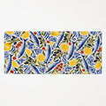 Aegean Pantry Mediterranean sardine and lemon extended desk mat product mockup