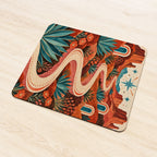 Desert Ribbon Rodeo western desert mouse pad detail view