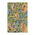 Kartela Construction Town washable construction road play rug, flat product view on white