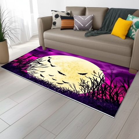 Halloween Bats Rug