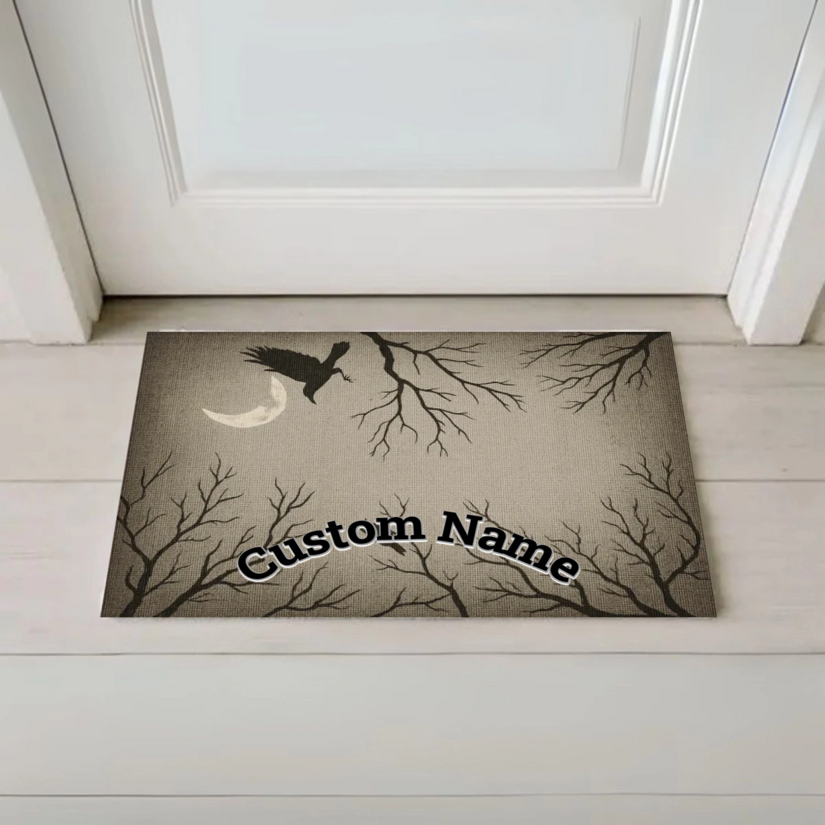 Personalized Halloween Doormat