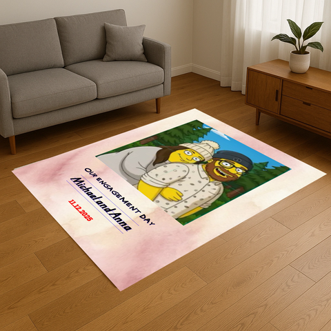 Custom Simpson Effect Rug