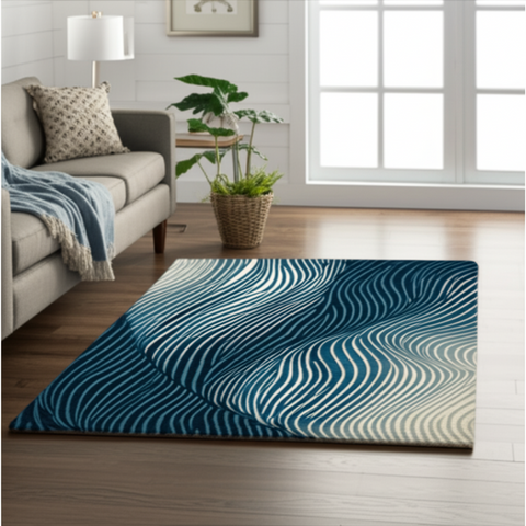 Modern Wave Premium Rug