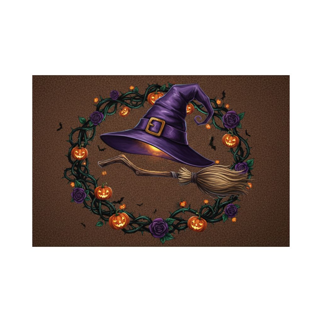 Halloween Witch Doormat