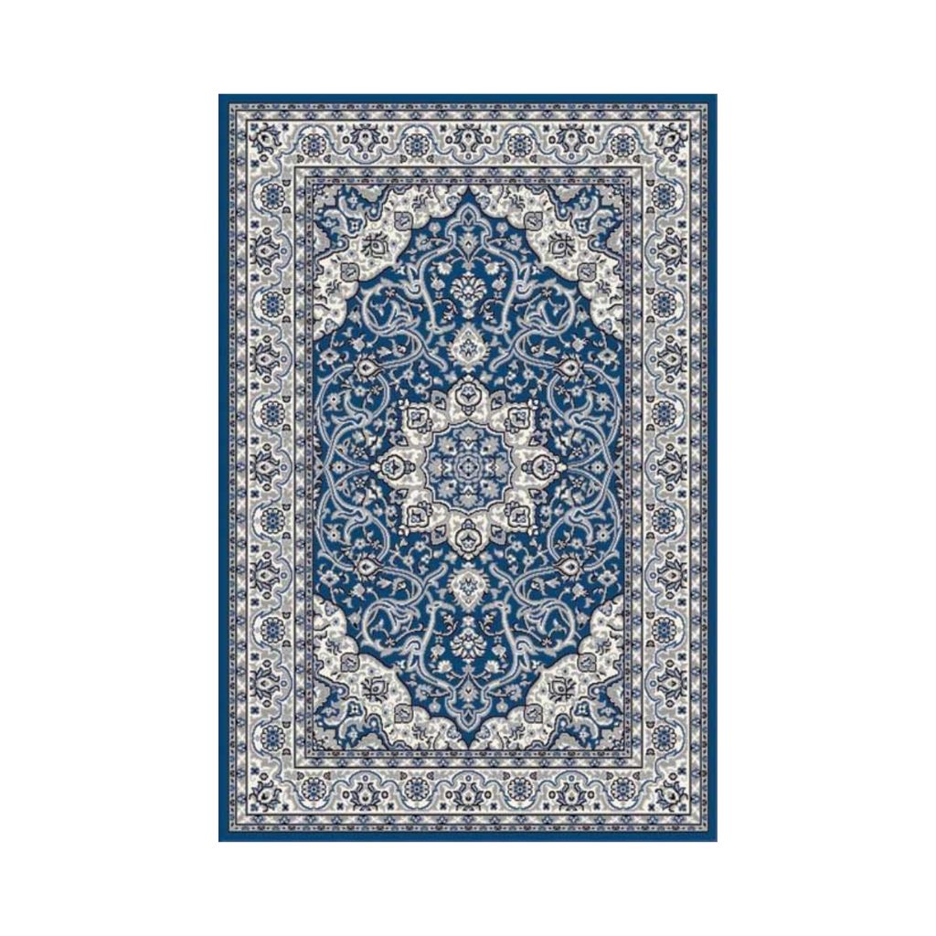 Floral Blue Rug