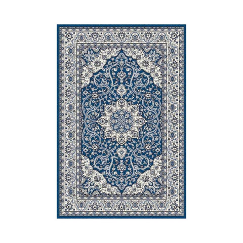 Floral Blue Rug