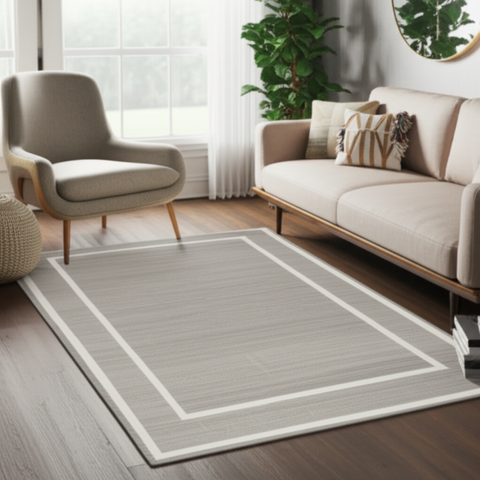 Minimalist Border Premium Rug