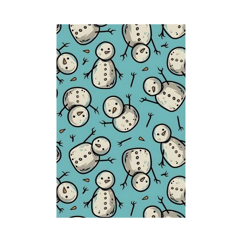 Cartoon Snowman Rug