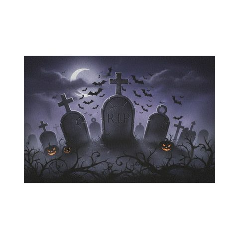 Spooky Graveyard Doormat