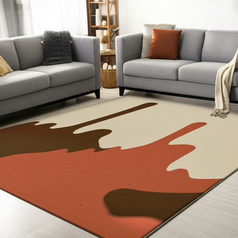 Dripping Paint Premium Rug