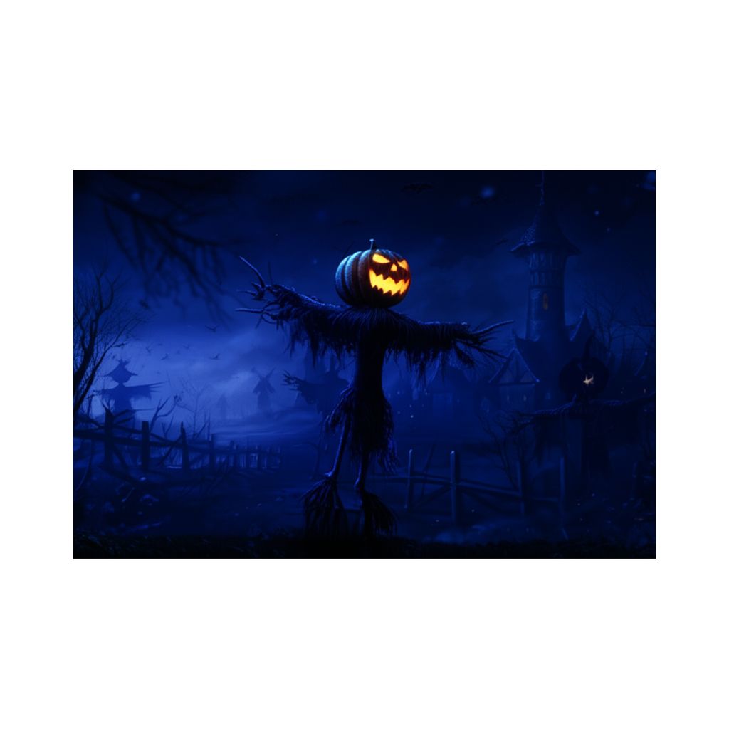 Halloween Pumpkin Rug