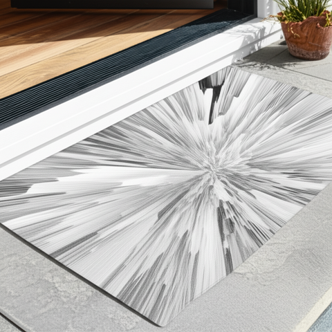 Abstract Burst Doormat