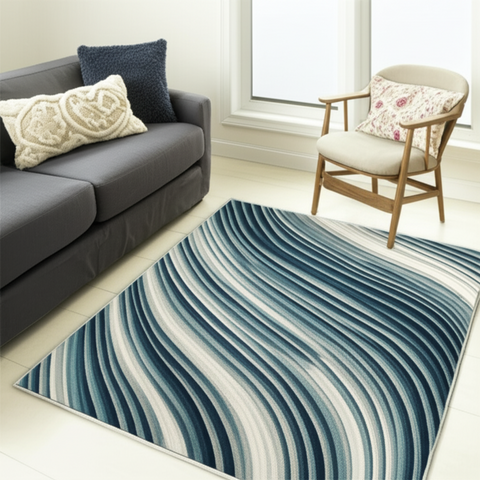 Coastal Wave Premium Rug