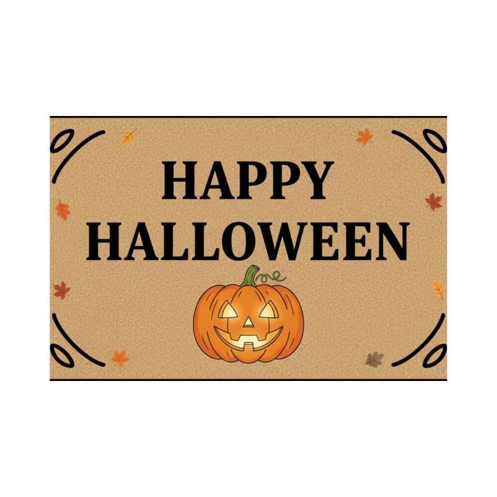 Halloween Pumpkin Doormat