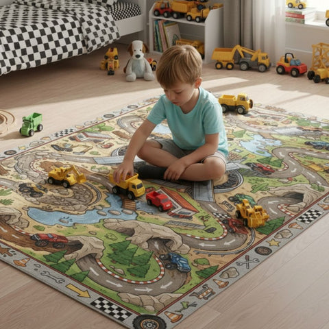 Monster Truck Adventure Rug