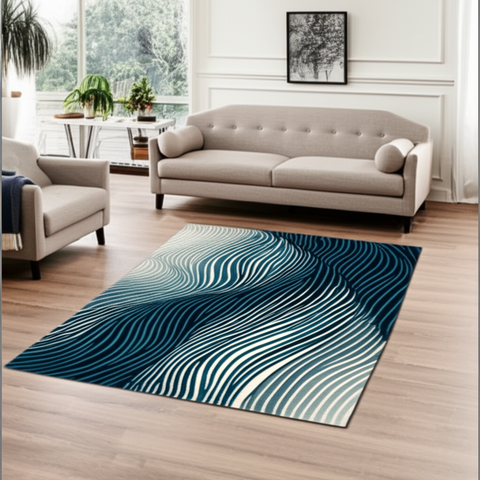 Modern Wave Premium Rug
