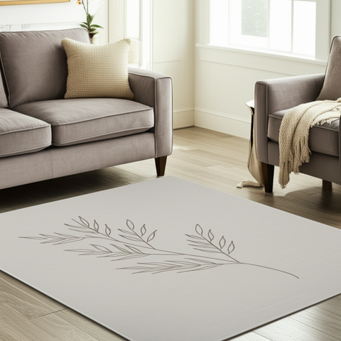 Botanical Print Premium Rug
