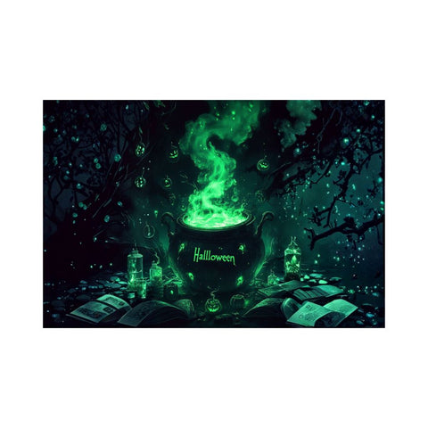 Halloween Cauldron Doormat