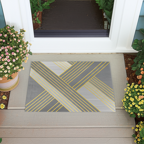 Abstract Lines Doormat
