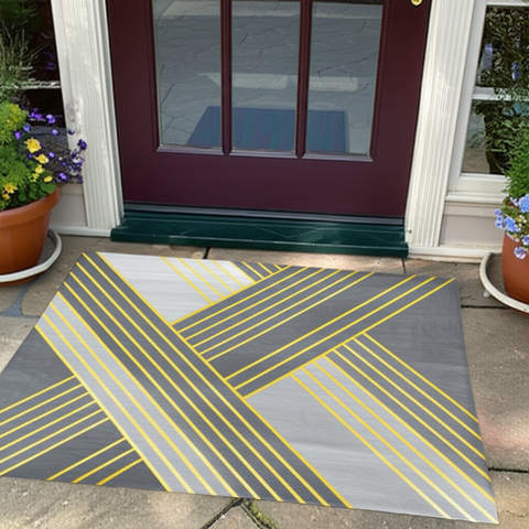 Abstract Lines Doormat