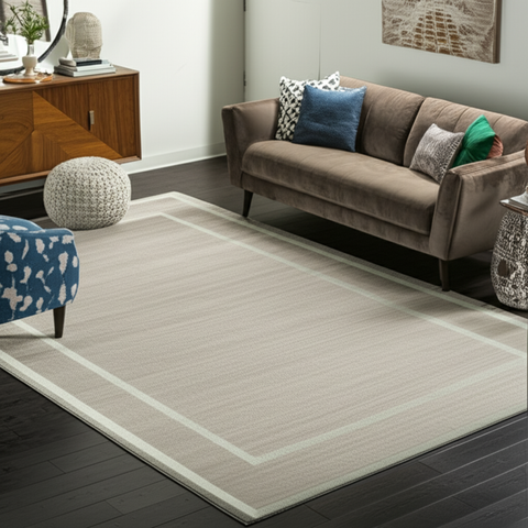 Minimalist Border Premium Rug