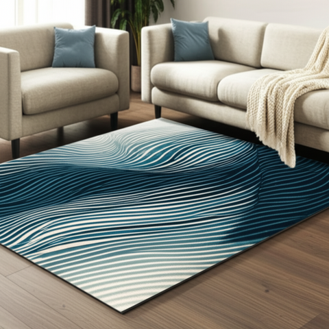 Modern Wave Premium Rug