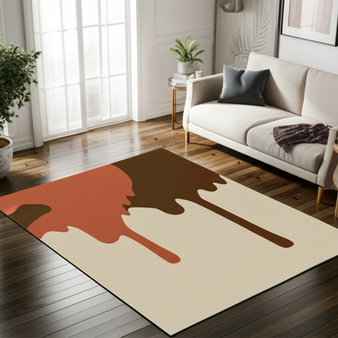 Dripping Paint Premium Rug