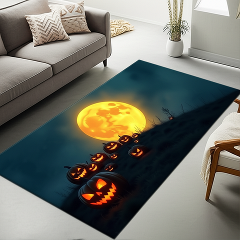 Halloween Pumpkin Rug