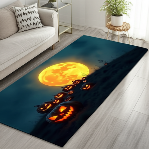 Halloween Pumpkin Rug