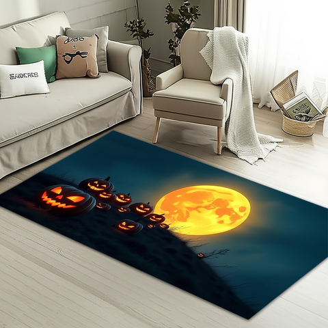 Halloween Pumpkin Rug