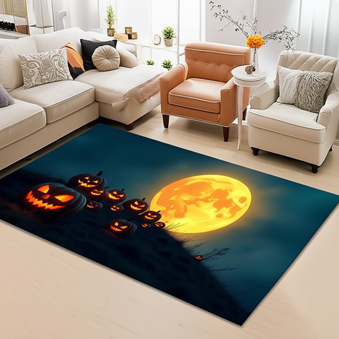 Halloween Pumpkin Rug