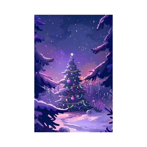 Whimsical Starry Night Rug