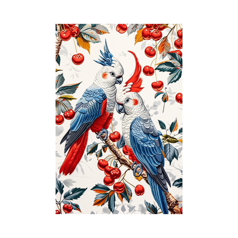 Cherry Parrot Rug