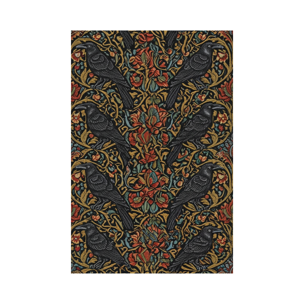 Raven Floral Rug