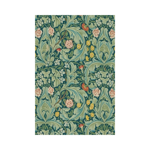 Floral Teal Rug