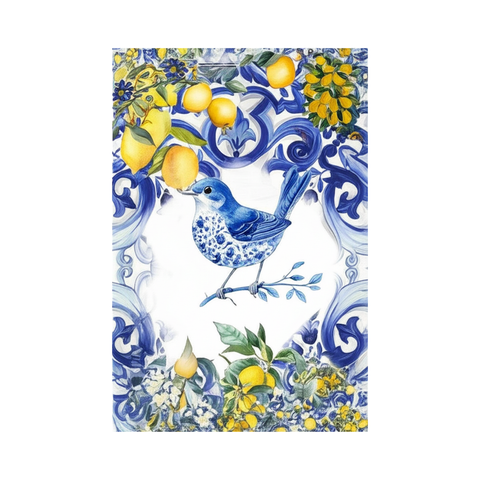 Lemons and Bluebird Rug