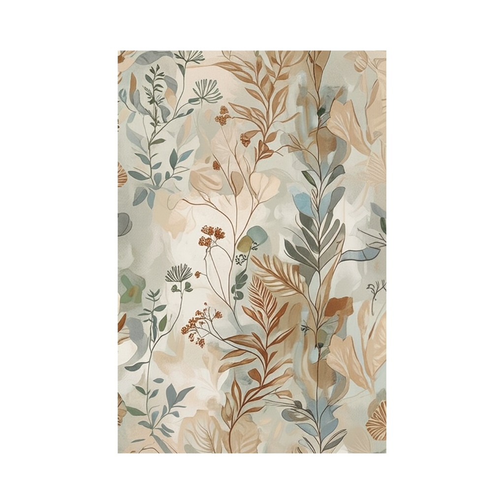 Neutral Botanical Rug