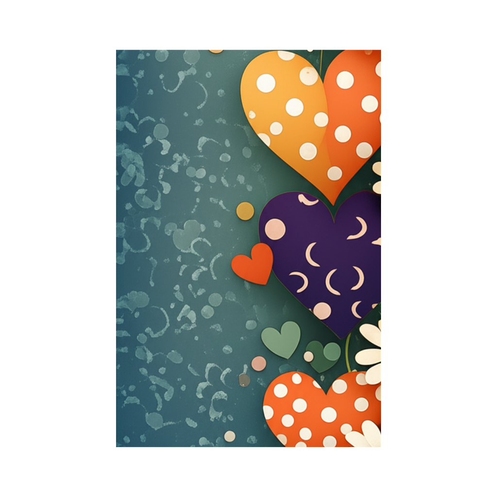 Heart Polka Dot Rug