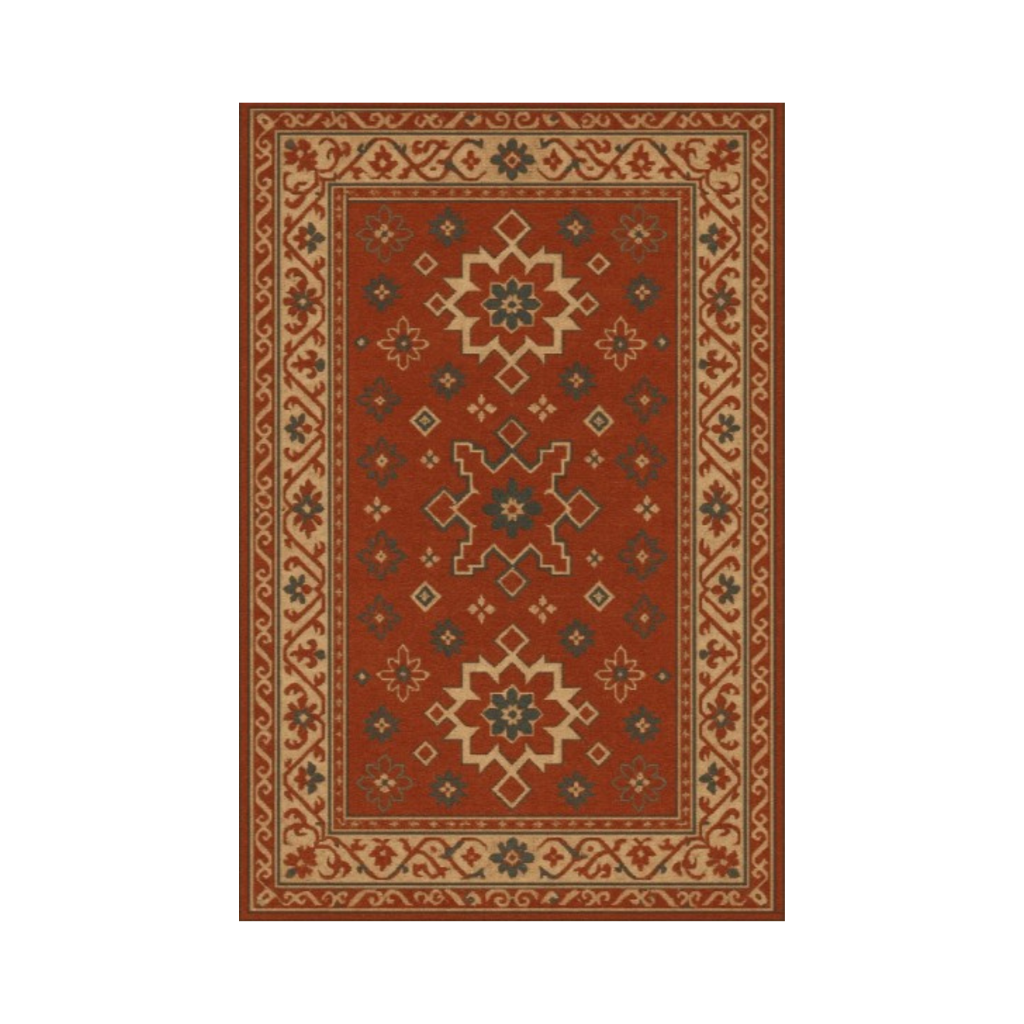 Rustic Floral Rug