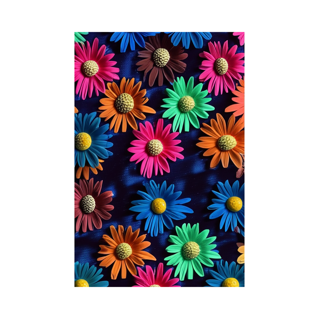 Retro Floral Rug