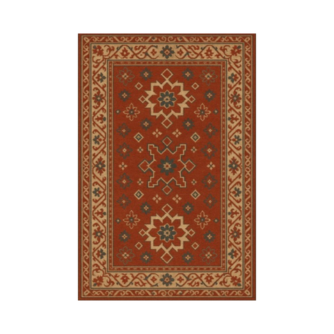 Rustic Floral Rug